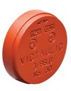 Nr. 60 Enddeckel orange lackiert- STLB-Bau Mustervorlage -
