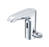 SCHELL WT-Armatur XERIS E²-T HD-M, Elektron., Thermostat, Steckernetzteil, mid, chrom- STLB-Bau Mustervorlage -